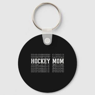 Llavero Madre de hockey divertido texto en capas Madre Mam