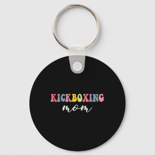 Llavero Madre de kickboxing divertida y elegante para aman