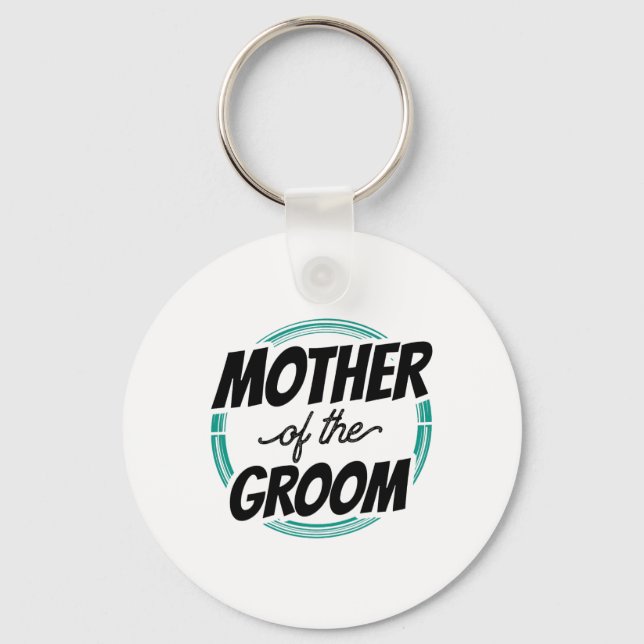 Llavero Madre De La Madre De La Fiesta De La Boda De Mader (Anverso)