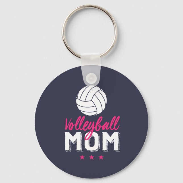 Llavero Madre de voleibol orgullosa madre del hijo del jug (Anverso)