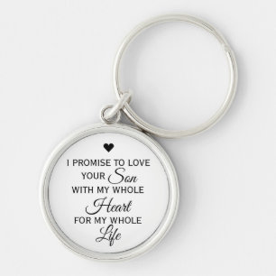 Llavero Madre elegante del regalo nupcial del novio de la