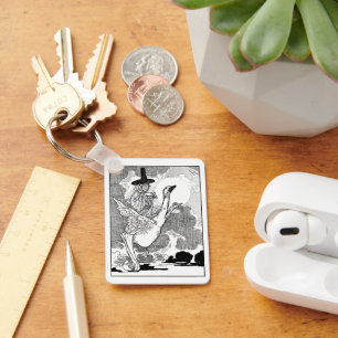 Llavero Madre Gansa Victoriana Antigua de Charles Robinson