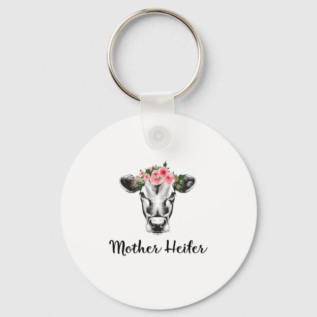 Llavero Madre Heifer Cute regalo perfecto para la madre (Anverso)