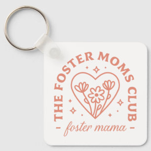 Llavero Madre madre adopción del club mama estética floral