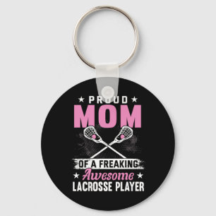 Llavero Madre madre del entrenador del jugador de Lacrosse