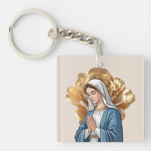 Llavero Madre María Fe Católica Cristiana Religiosa