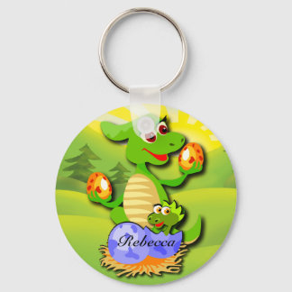 Llavero Madre y personalizado de los dinosaurios personali