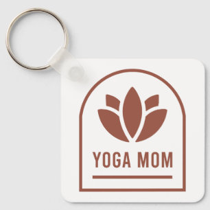 Llavero Madre yoga flor de loto estética boho