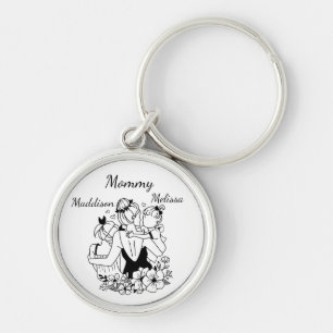 Llavero Madres E Hijas Llenan Arte Con Nombres