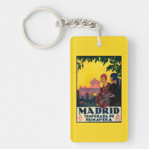 Llavero Madrid en poster promocional del viaje de la