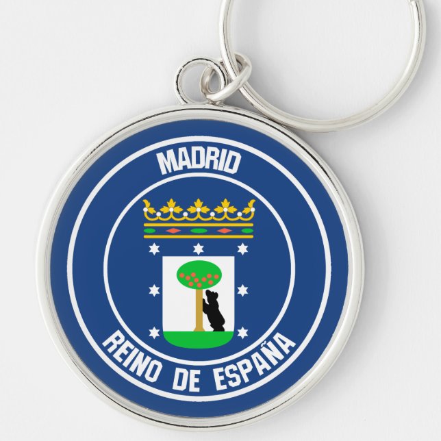 Llavero Madrid Round Emblem (Frente)