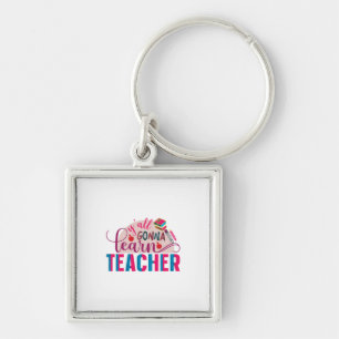 Llavero Maestra Arte Yall Aprenderá Profesora