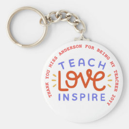 Llavero Maestra Cita Adiós a jubilaciones de agradecimient