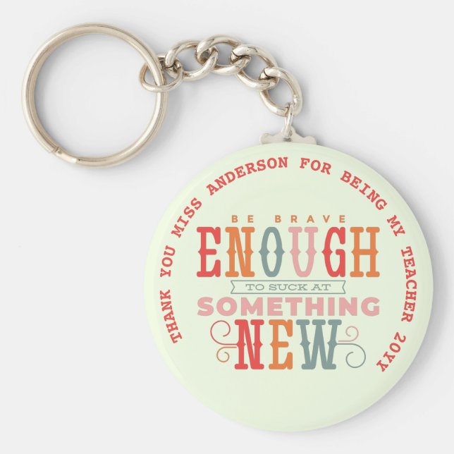 Llavero Maestra Cita Adiós a jubilaciones de agradecimient (Frente)