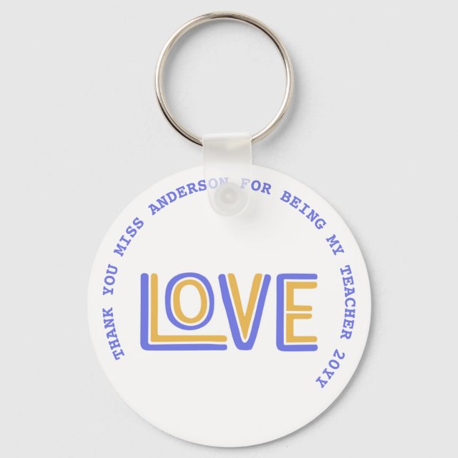 Llavero Maestra Cita Adiós a jubilaciones de agradecimient (Anverso)