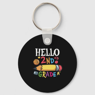Llavero Maestra de 2º grado Lápiz de 2º grado