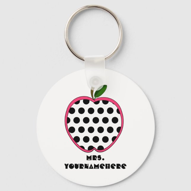 Llavero Maestra de Apple Polka Dot (Anverso)