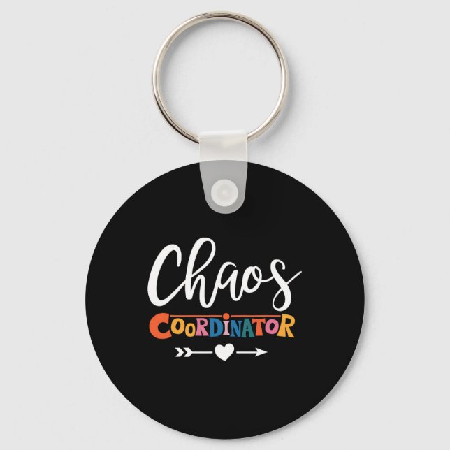 Llavero Maestra De Coordinadora Multitarea Pro For Chaos (Anverso)
