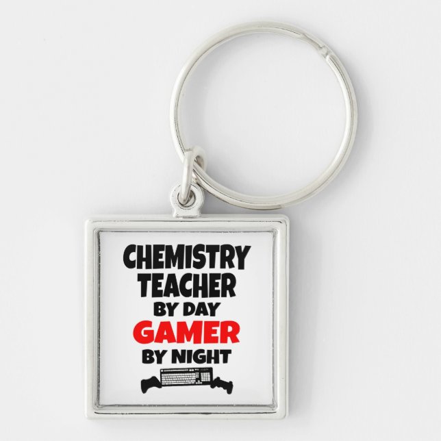 Llavero Maestra de Química Gamer (Frente)