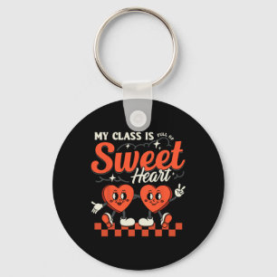 Llavero Maestra Día de San Valentín Shirt Mi Cl Está Lleno