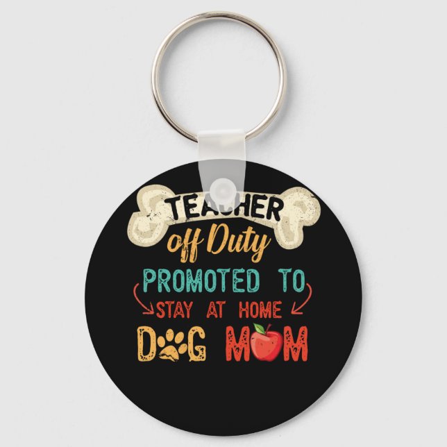 Llavero Maestra Fuera De Servicio Promovida Para Quedarse  (Anverso)