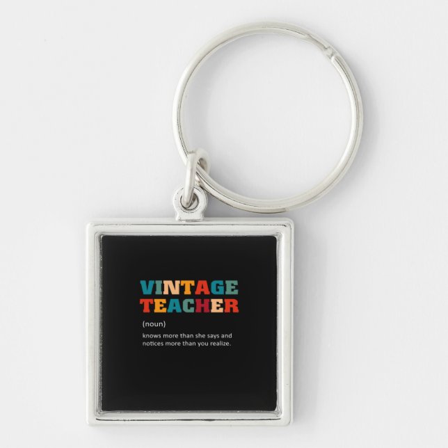 Llavero Maestra Gift Vintage (Frente)