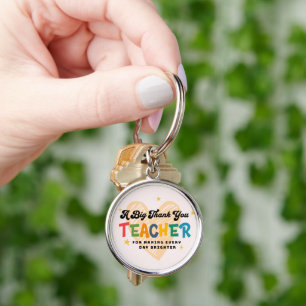 Llavero Maestra Gracias Keychain - Regalo para los educado