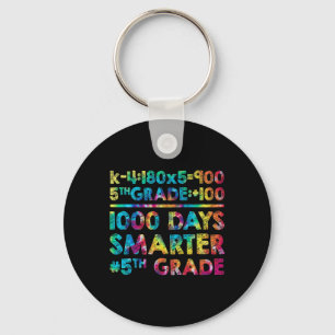 Llavero Maestra Grado 1000 Días Más Inteligente 100 Días E