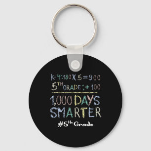 Llavero Maestra Grado 1000 Días Más Inteligente 100 Días E