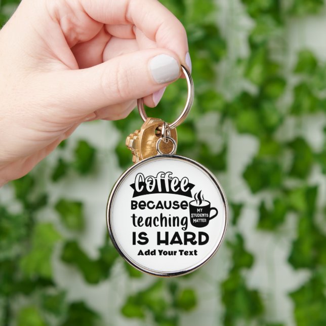 Llavero Maestra -Keychain redondo premium (Mano)