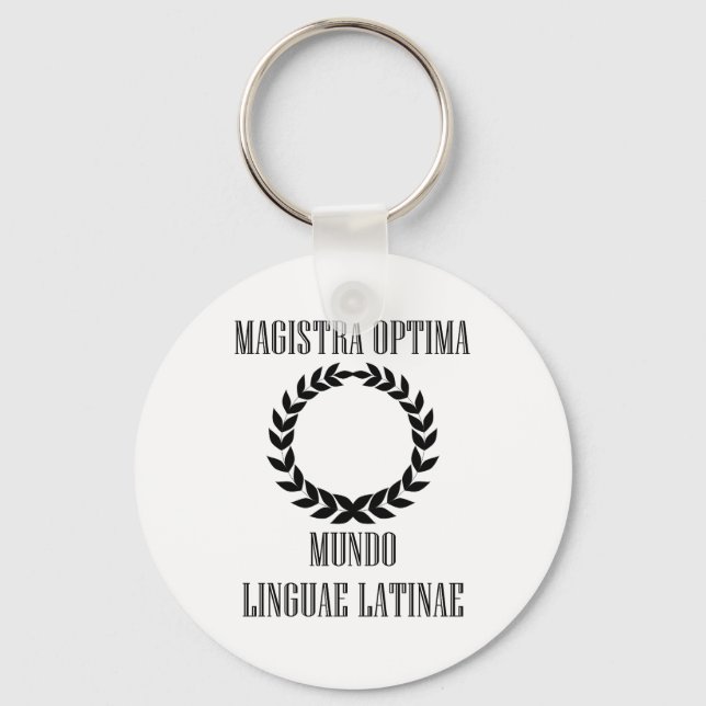 Llavero Maestra Latino más grande del mundo (mujer) (Anverso)