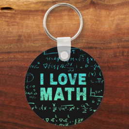 Llavero Maestra O Profesora De Matemáticas Y Estudiante