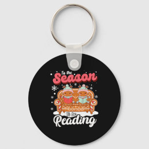 Llavero Maestro De Escuela De Navidad Retro Bibliotecario