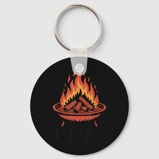 Llavero Maestro de fogata Camping Fuego de campamento Camp (Anverso)