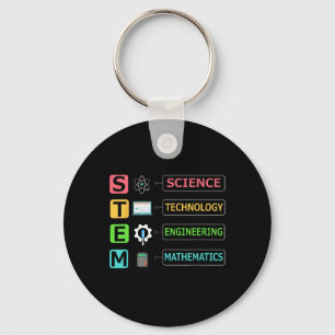 Llavero Maestro de Stem Ciencia Tecnología Ingeniería Mate