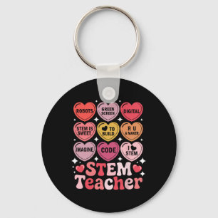 Llavero Maestro de Stem Día de San Valentín Ciencia Tecnol