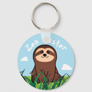 Llavero "Maestro Zen" kawaii Sloth
