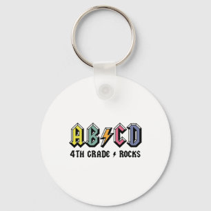 Llavero Maestros Abcd Rock 4th Grado Rocks Ck Al Colegio 