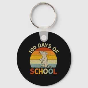 Llavero Maestros de Chicas Rat Retro 100 días de escuela