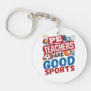 Llavero Maestros del PE son buenos profesores de deportes