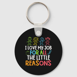 Llavero Maestros Me encanta mi trabajo por todas las peque