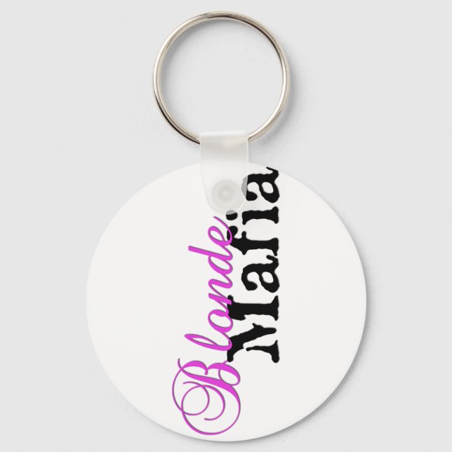 Llavero Mafia rubia - Keychain (Anverso)
