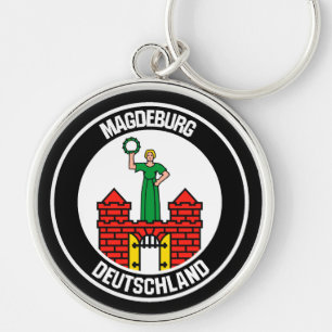 Llavero Magdeburg Round Emblem