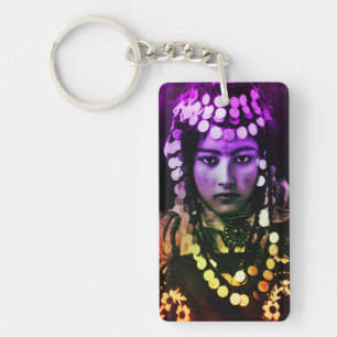 Llavero Maghreb colorido Ouled Naïl Berber Chica