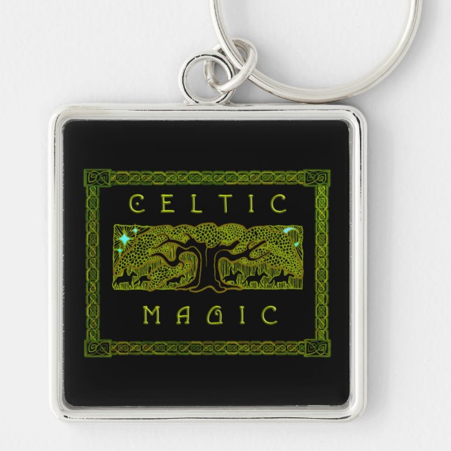 Llavero Magia celta - El gran keychain del árbol (Frente)