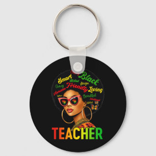 Llavero Magia de Maestra Negra Educación de Historia Negra