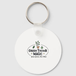 Llavero Magia del Pulgar Verde Camiseta de Jardinería Ur