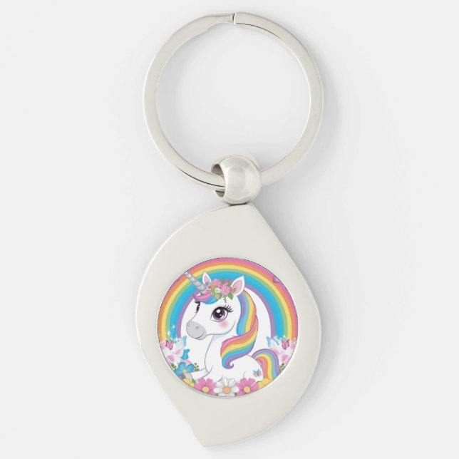 Llavero Magia regalo de unicornio para niños (Anverso)
