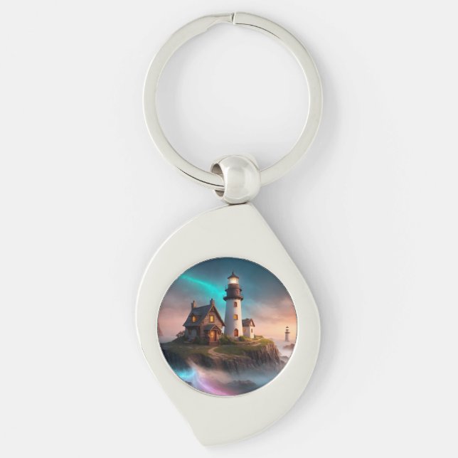 Llavero Magical Lighthouse Scene (Anverso)