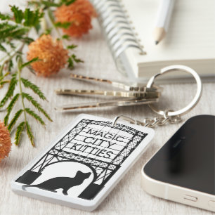 Llavero mágico de los gatitos de la ciudad